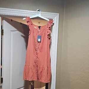 Universal Thread Coral Midi Dress